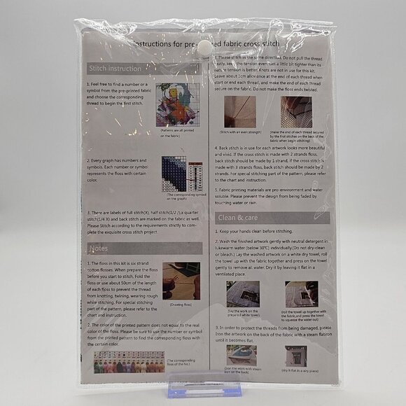 Maydear Winter Snow Landscape Night Scenery Cross Stitch Kit HCT 3 Strands - Picture 4 of 5